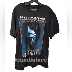 Halloween The curse of Michael Myers Tshirt, Horror Movie promo shirt sz s,L